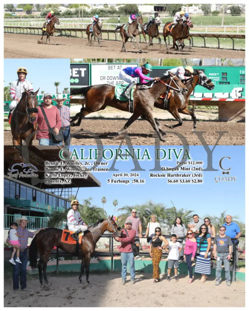 California Diva - 04-30-24 R06 Tup Turf Paradise