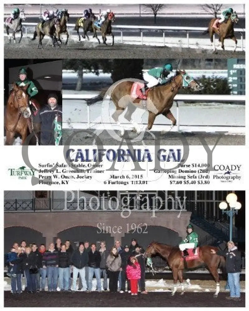 California Gal - 030615 Race 07 Tp Turfway Park
