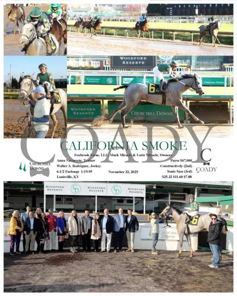 CALIFORNIA SMOKE - 112225 - Race 06 - CD - Coady Media - Kurtis Coady Photography