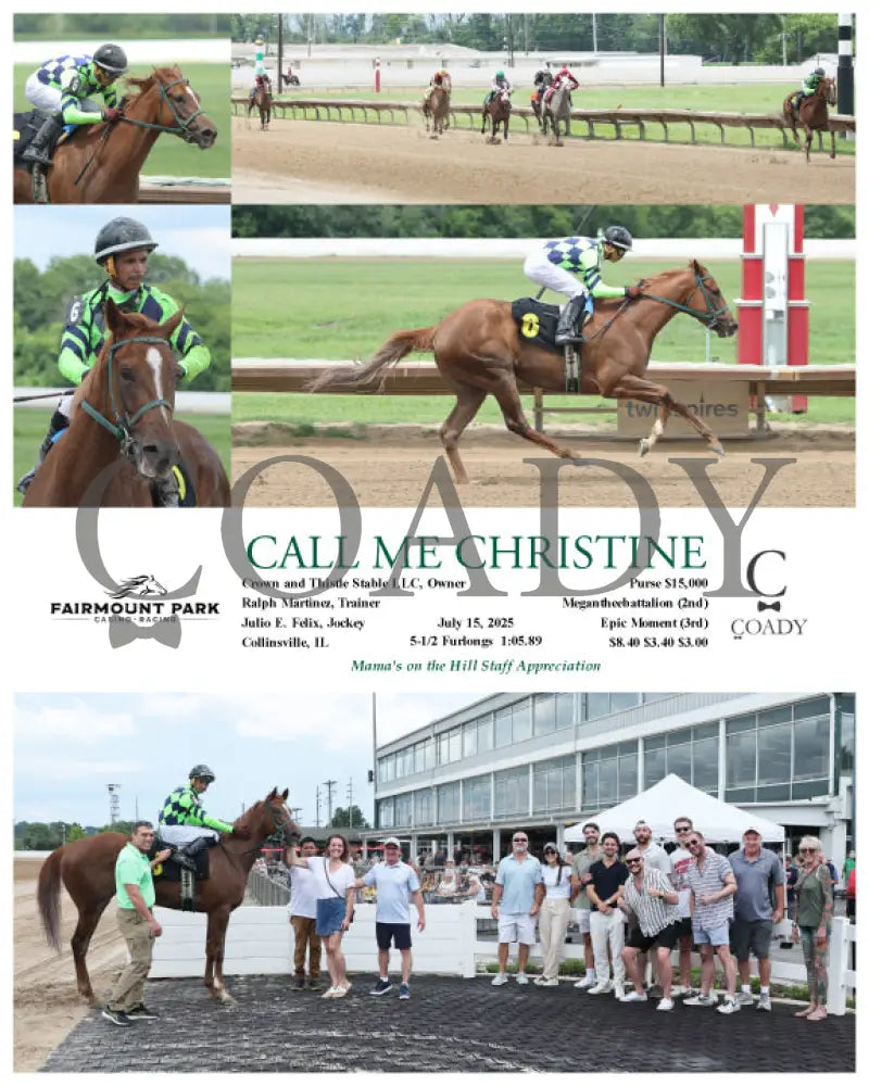 CALL ME CHRISTINE - 07-15-25 - R03 - FP Fanduel Sportsbook Horse Racing