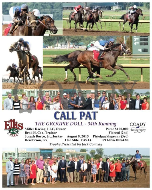 Call Pat - 080815 Race 09 Elp Ellis Park