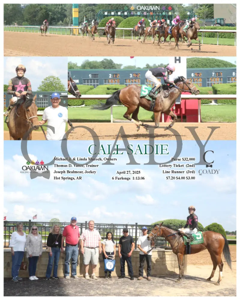 CALL SADIE - 04-27-25 - R07 - OP Oaklawn Park
