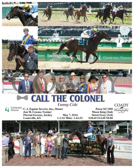 Call The Colonel - 050716 Race 02 Cd Churchill Downs