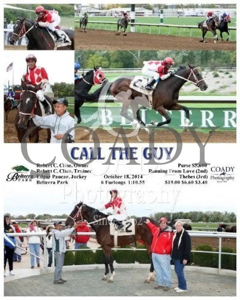 Call The Guy - 101814 Race 07 Btp Belterra Park