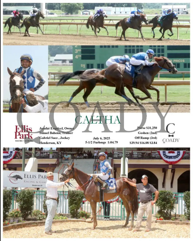 CALTHA - 070625 - Race 01 - ELP Ellis Park