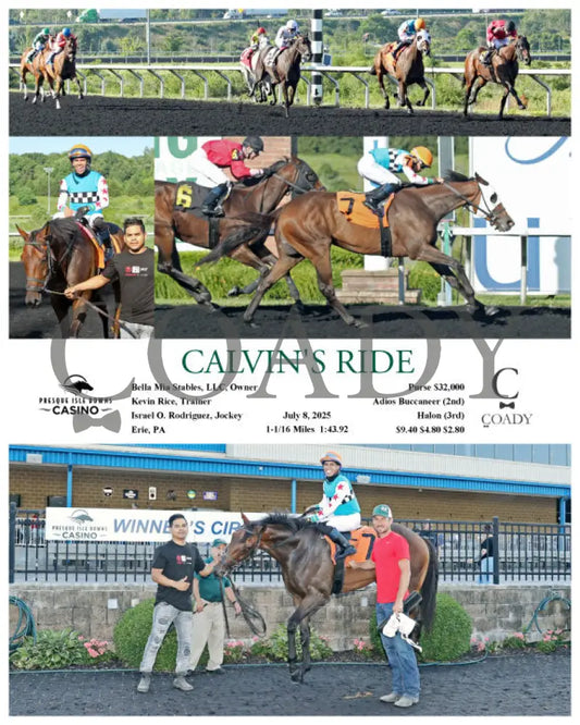 CALVIN’S RIDE - 07-08-25 - R07 - PID Presque Isle Downs