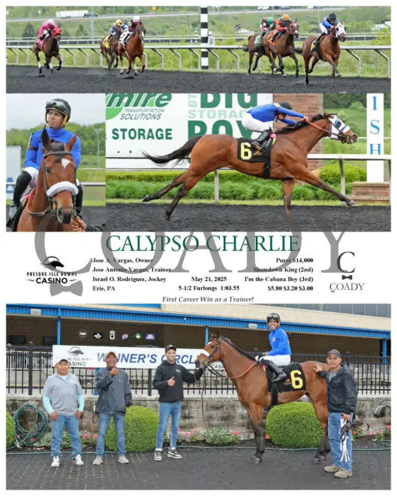 CALYPSO CHARLIE - 05-21-25 - R02 - PID Presque Isle Downs