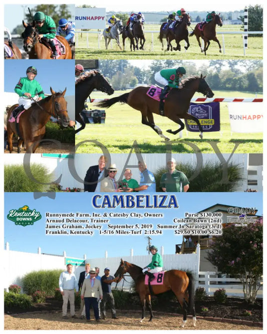 Cambeliza - 09-05-19 R10 Kd Kentucky Downs