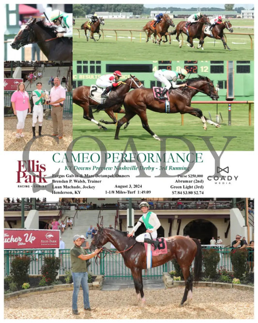 Cameo Performance - Ky Downs Preview Nashville Derby 3Rd Running 08-03-24 R08 Elp Ellis Park