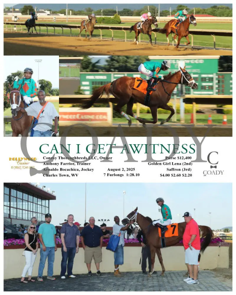 CAN I GET AWITNESS - 08-02-25 - R01 - CT Hollywood Casino at Charles Town Races