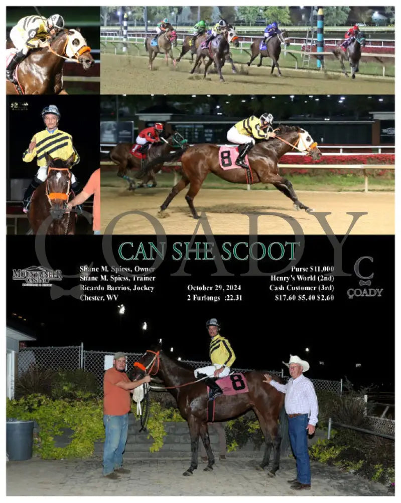 Can She Scoot - 10-29-24 R05 Mnr Mountaineer Park