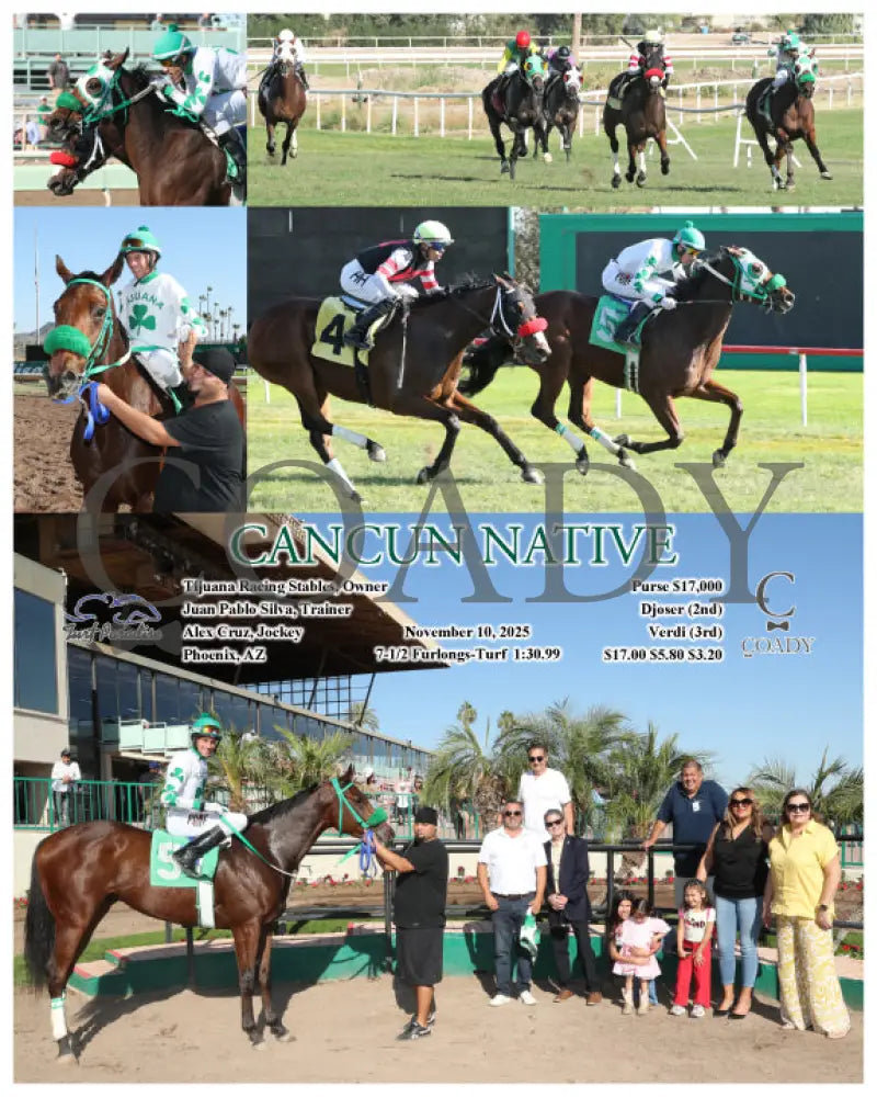 CANCUN NATIVE - 11-10-25 - R03 - TUP Turf Paradise