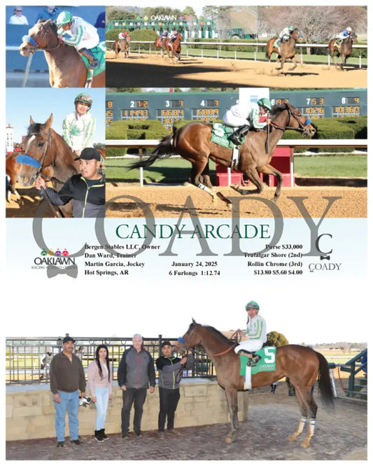 Candy Arcade - 01-24-25 R06 Op Oaklawn Park
