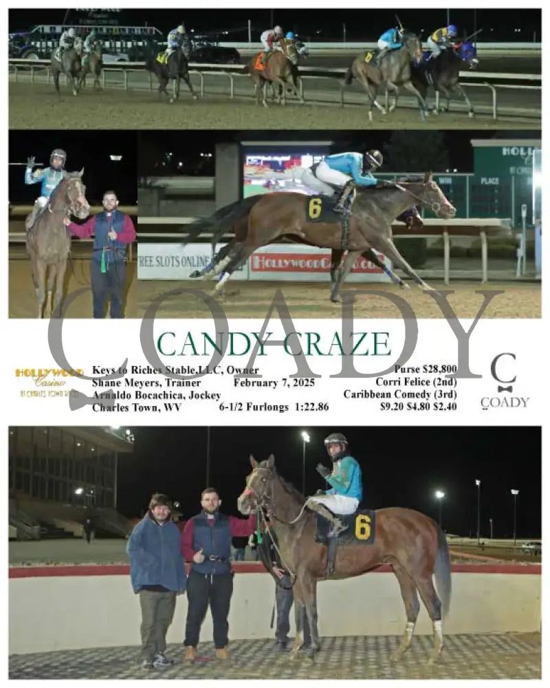 Candy Craze - 02-07-25 R07 Ct Hollywood Casino At Charles Town Races