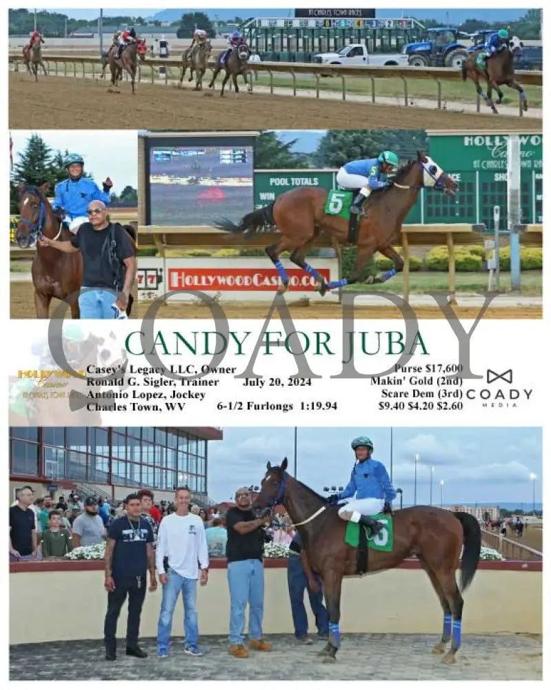 Candy For Juba - 07-20-24 R02 Ct Hollywood Casino At Charles Town Races