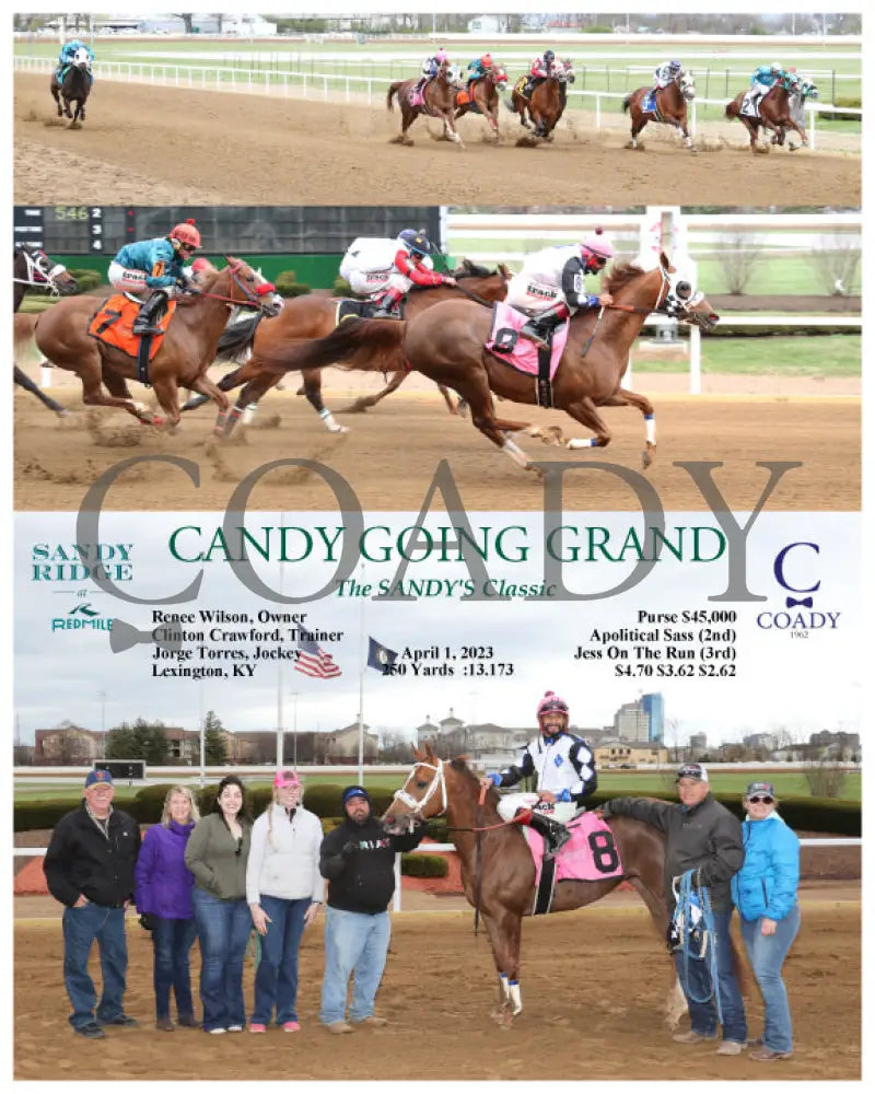 Candy Going Grand - The Sandy’s Classic 04-01-23 R08 Srm Photograph
