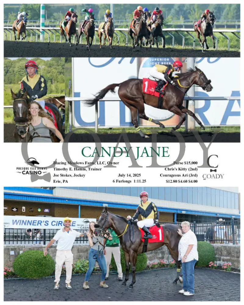 CANDY JANE - 07-14-25 - R08 - PID Presque Isle Downs