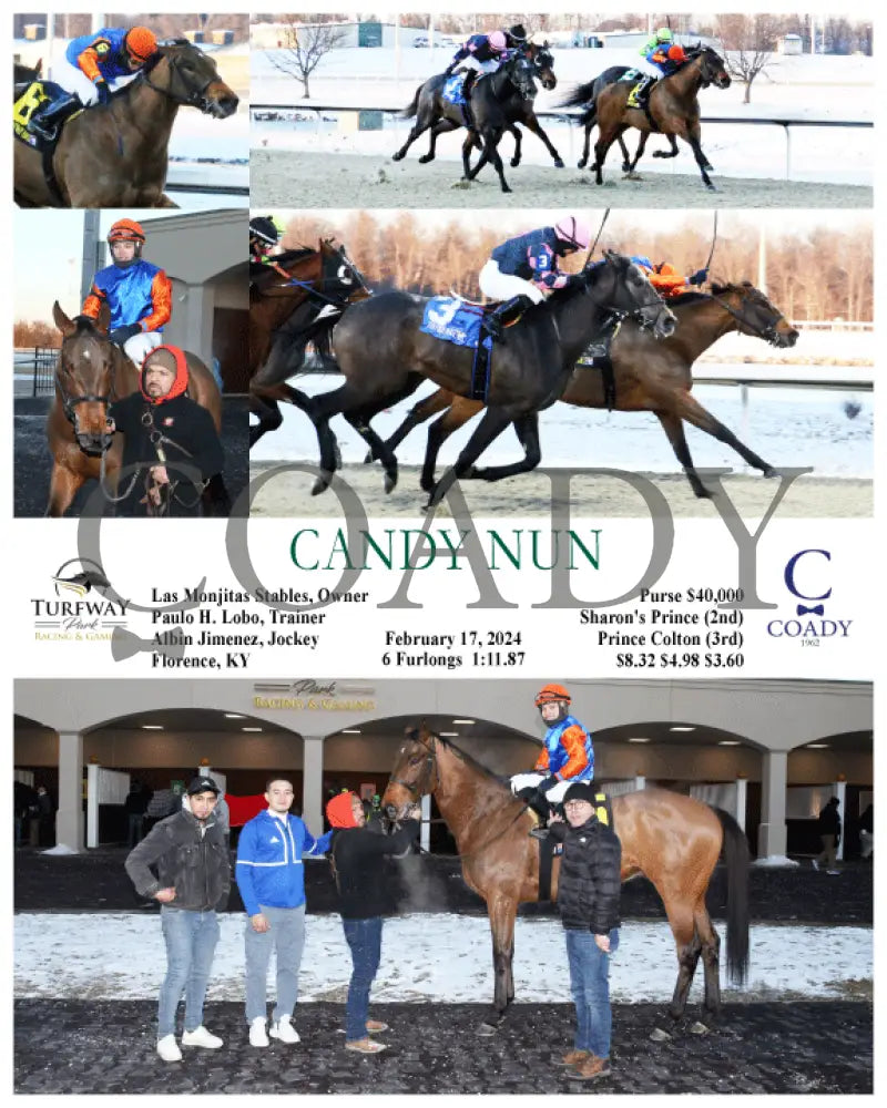 Candy Nun - 02-17-24 R01 Tp Turfway Park