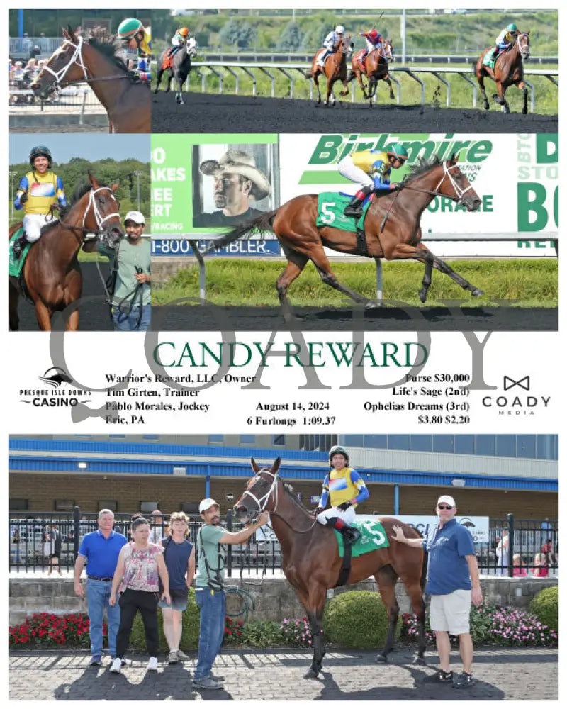 Candy Reward - 08-14-24 R04 Pid Presque Isle Downs