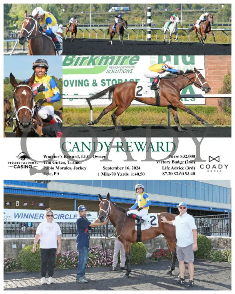 Candy Reward - 09-16-24 R05 Pid Presque Isle Downs