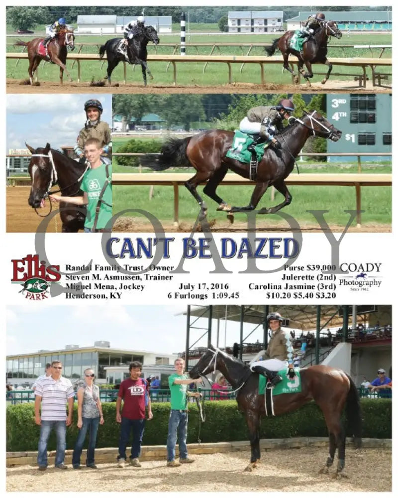Can’t Be Dazed - 071716 Race 07 Elp Ellis Park