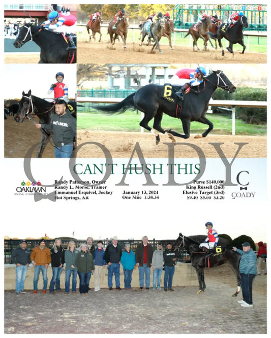 Can’t Hush This - 01-13-24 R10 Op Oaklawn Park