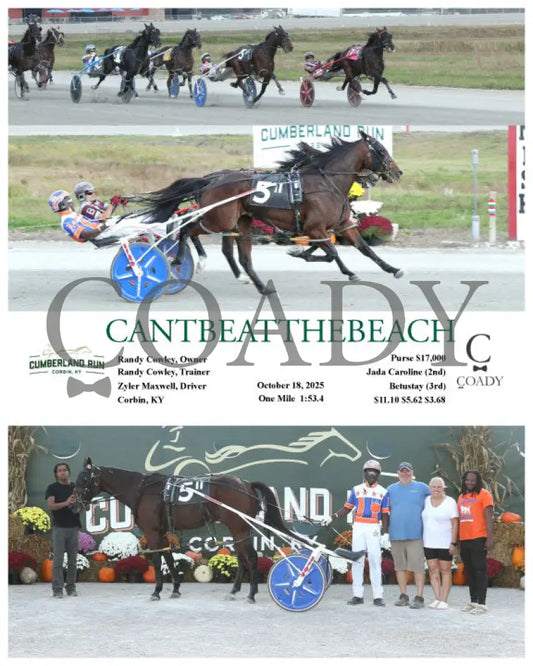 CANTBEATTHEBEACH - 101825 - Race 11 - CMR Presque Isle Downs