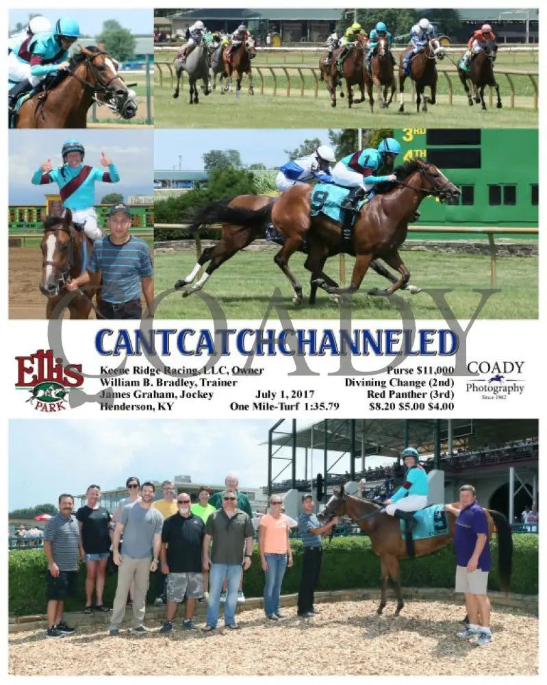 Cantcatchchanneled - 070117 Race 04 Elp Ellis Park