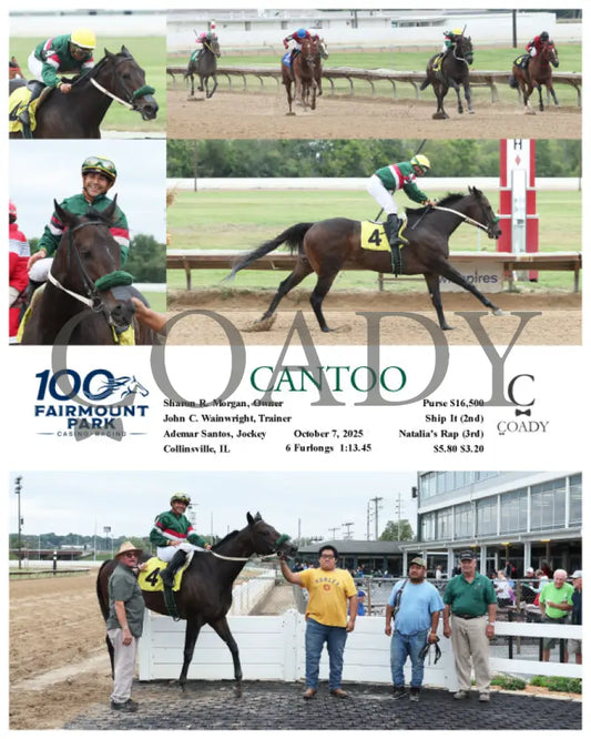 CANTOO - 10-07-25 - R06 - FP Fanduel Sportsbook Horse Racing