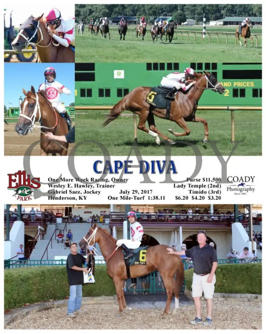 Cape Diva - 072917 Race 07 Elp Ellis Park