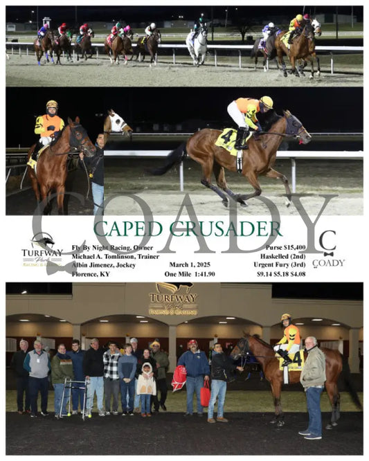 CAPED CRUSADER - 03-01-25 - R03 - TP Turfway Park