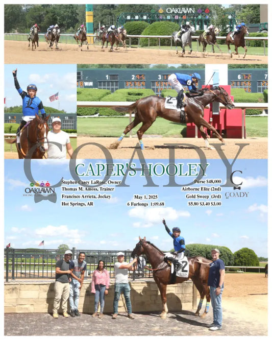 CAPER’S HOOLEY - 05-01-25 - R06 - OP Oaklawn Park