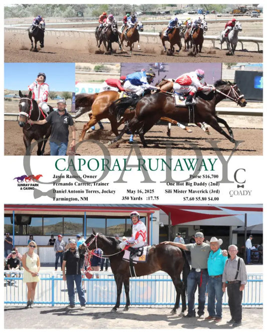 CAPORAL RUNAWAY - 05-16-25 - R04 - SRP SunRay Park