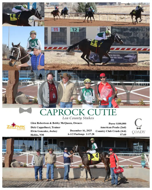 CAPROCK CUTIE - Lea County Stakes - 12-16-25 - R01 - ZIA - Coady Media - Kurtis Coady Photography