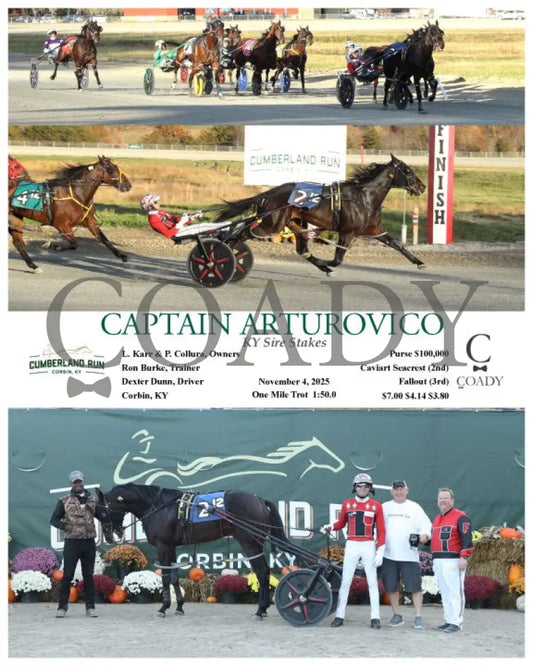 CAPTAIN ARTUROVICO - KY Sire Stakes - 11-04-25 - R12 - CMR Presque Isle Downs