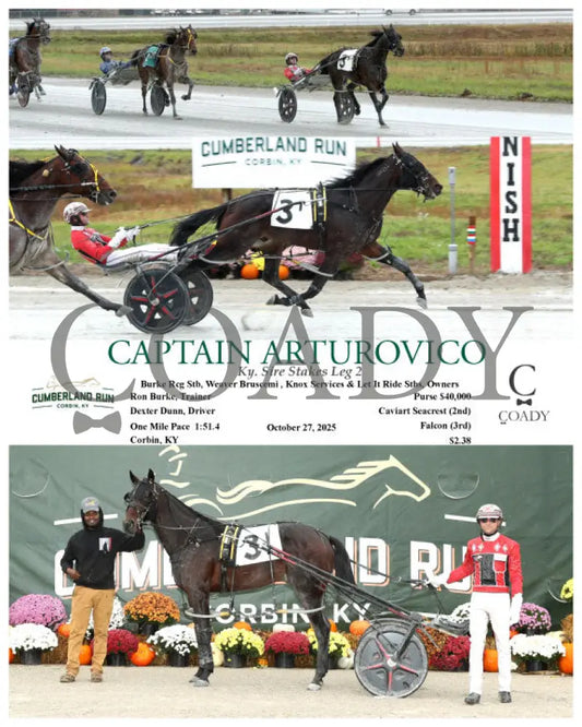 CAPTAIN ARTUROVICO - Ky. Sire Stakes Leg 2 - 10-27-25 - R01 - CMR Presque Isle Downs