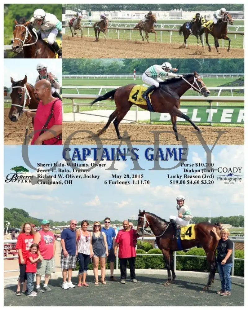 Captain’s Game - 052815 Race 06 Btp Belterra Park