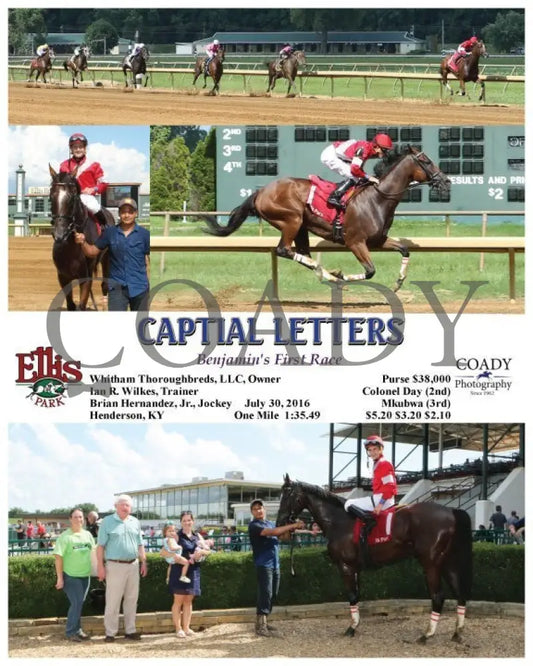 Captial Letters - 073016 Race 07 Elp Ellis Park