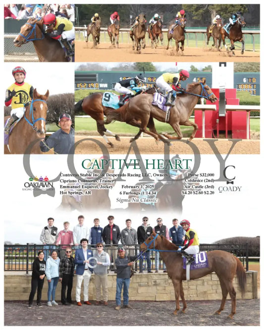 Captive Heart - 02-01-25 R04 Op Oaklawn Park