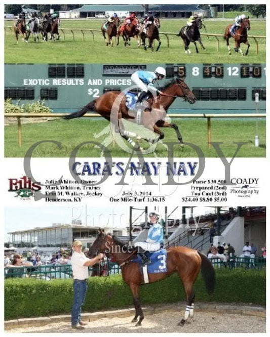 Cara’s Nay - 070314 Race 07 Elp Ellis Park