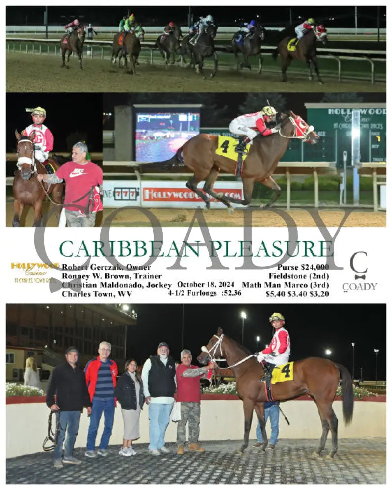 Caribbean Pleasure - 10-18-24 R07 Ct Hollywood Casino At Charles Town Races