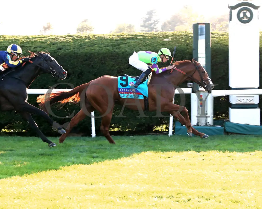 Carl Spackler - 100524 Race 10 Kee The Coolmore Turf Mile G1 Finish 01 Keeneland