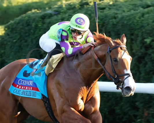 Carl Spackler - 100524 Race 10 Kee The Coolmore Turf Mile G1 Finish 05 Keeneland