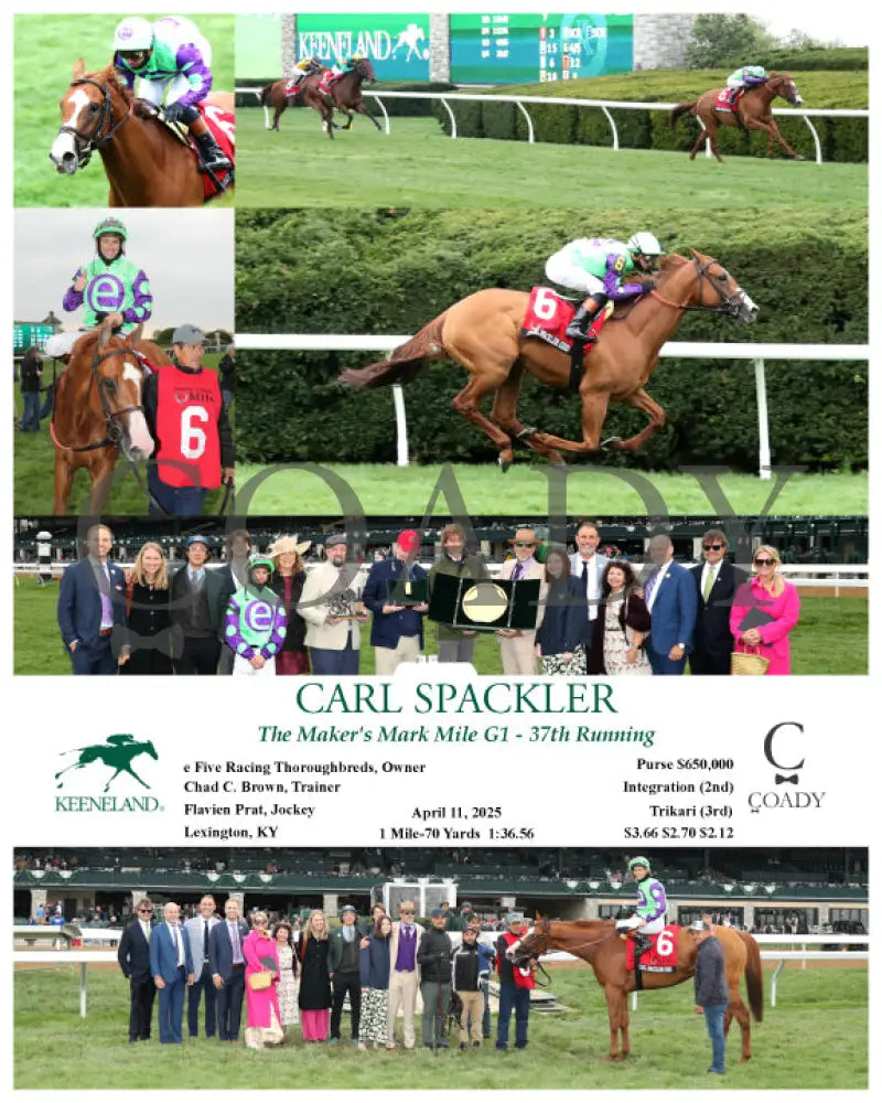 CARL SPACKLER - The Maker’s Mark Mile G1 - 37th Running - 04-11-25 - R09 - KEE Keeneland