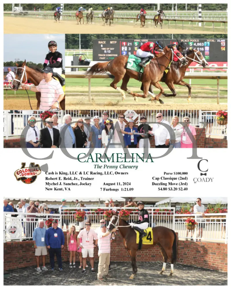 Carmelina - The Penny Chenery 08-11-24 R06 Cnl Colonial Downs