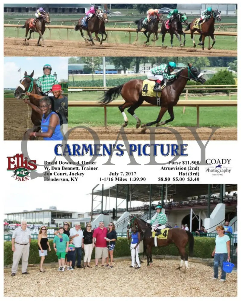 Carmen’s Picture - 070717 Race 04 Elp Ellis Park