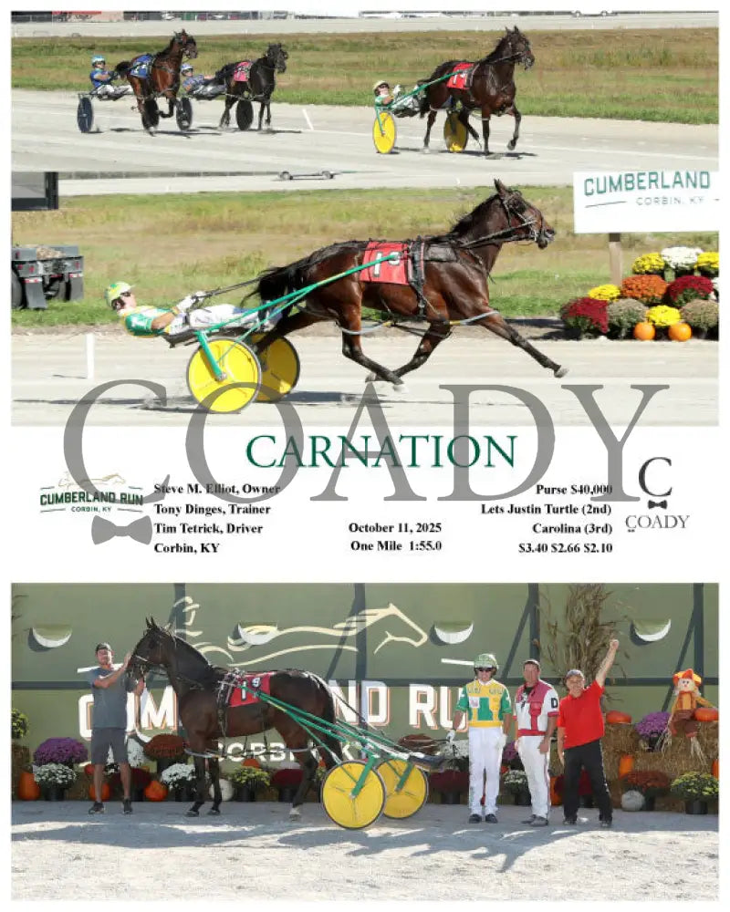 CARNATION - 10-11-25 - R09 - CMR Presque Isle Downs