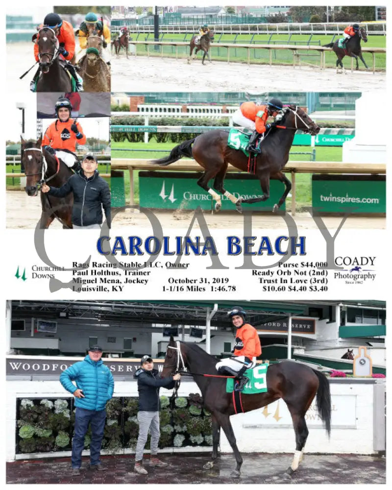 Carolina Beach - 10-31-19 R01 Cd Churchill Downs