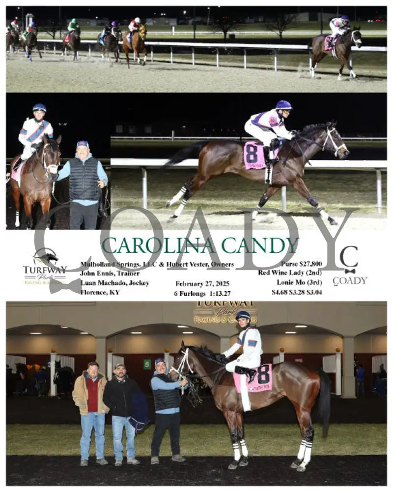 CAROLINA CANDY - 022725 - Race 08 - TP Turfway Park