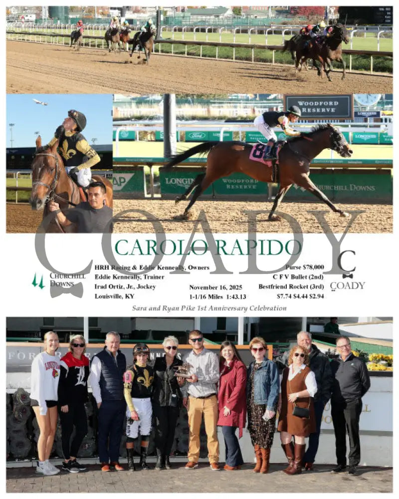 CAROLO RAPIDO - 111625 - Race 06 - Group - Coady Media - Kurtis Coady Photography